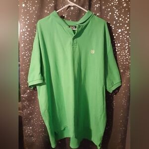 Men's  Chap's Green Polo Shirt Size XXXL